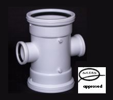 110mm 50mm Reducing Junction Double SV Plain Satas