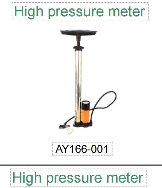 Aiyi Hand Steel Pump High Pressure With Meter