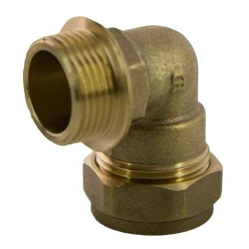 Brass Elbow Male