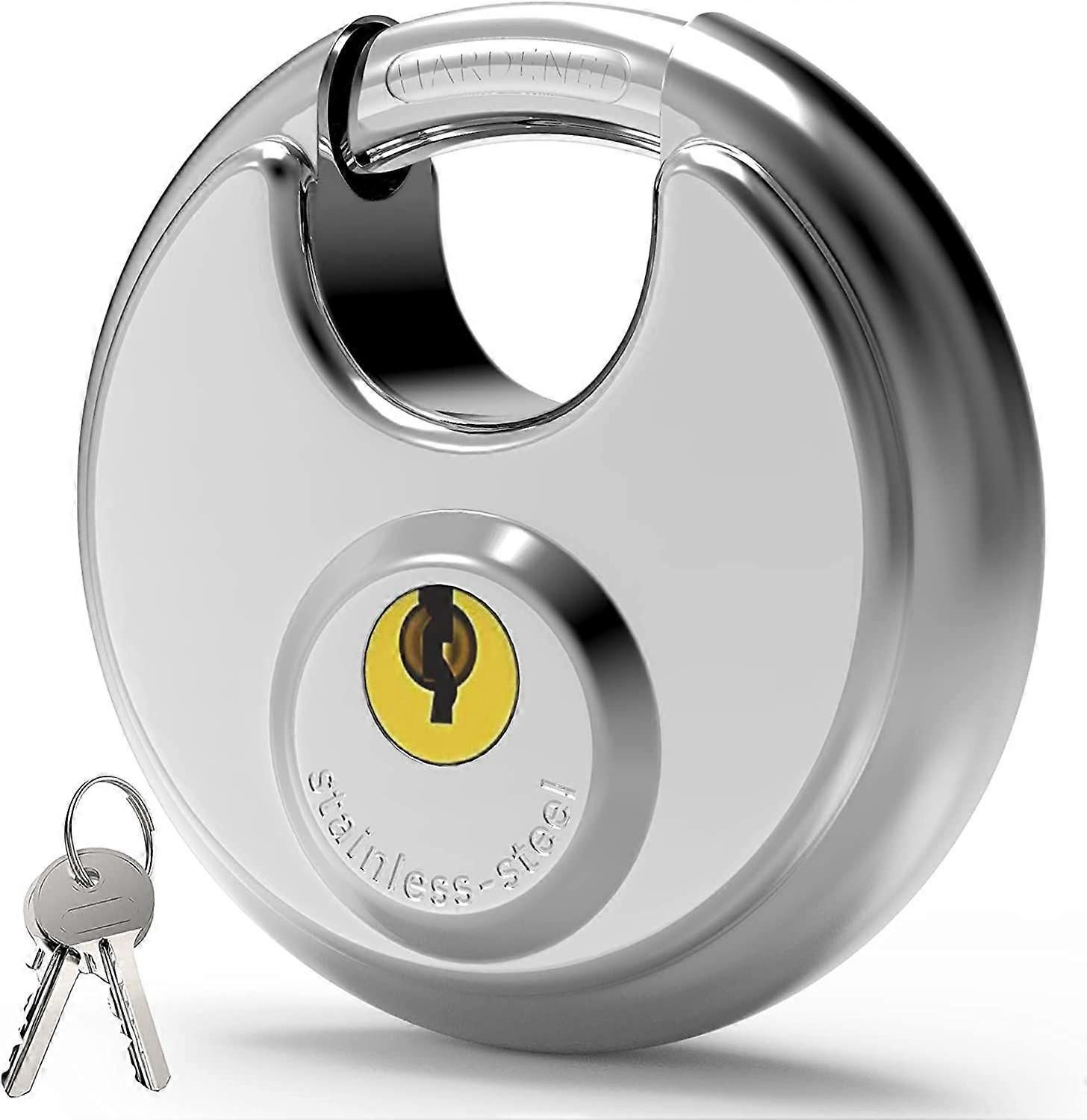 Stainless Steel Round Padlock