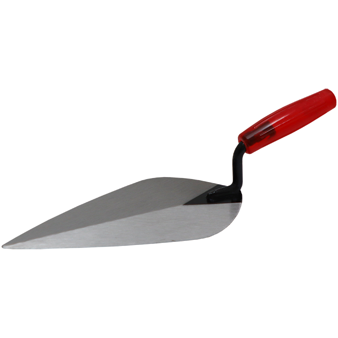 Trowel Bricklaying Red Transparent Handle