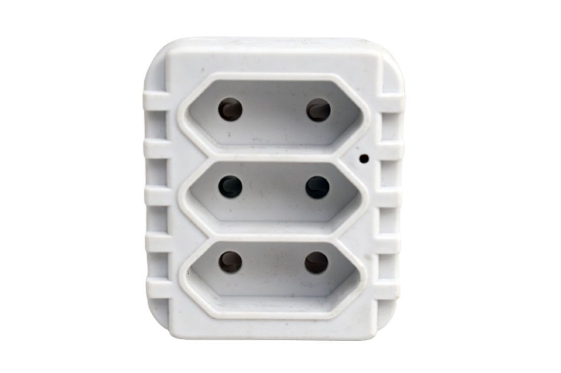 Redisson Two-in Plug 3 To 2 Pin 16A Adopter