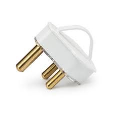 Redisson Top 3 Pin Plug White M-10D