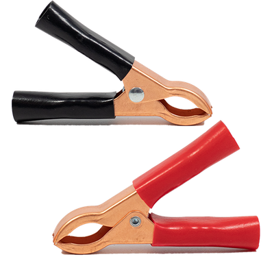 Battery Alligator Clips Pair Red And Black