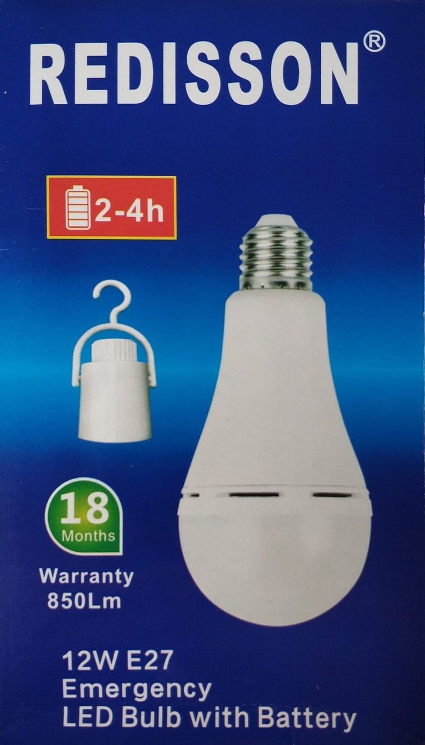 Redisson Rechargeable Emergency LED Bulb