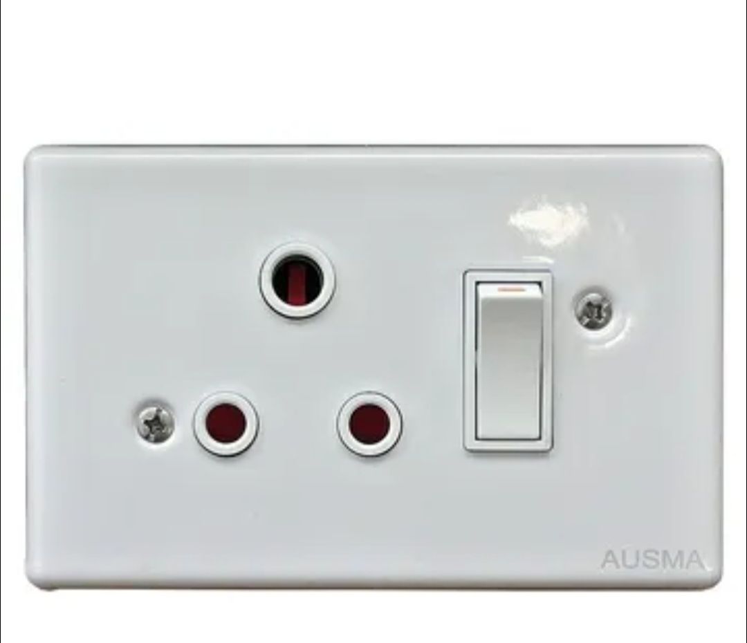 Redisson Wall Switch Socket Metal Single 4x2