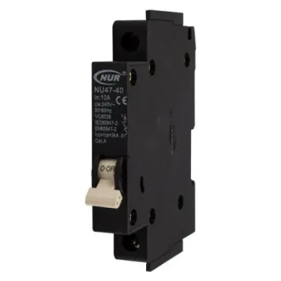 Mini Circuit Breaker Black 1P