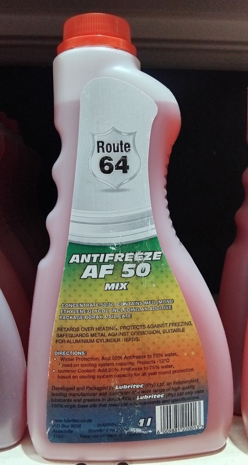 Motor Antifreeze 50% Red 1ltr