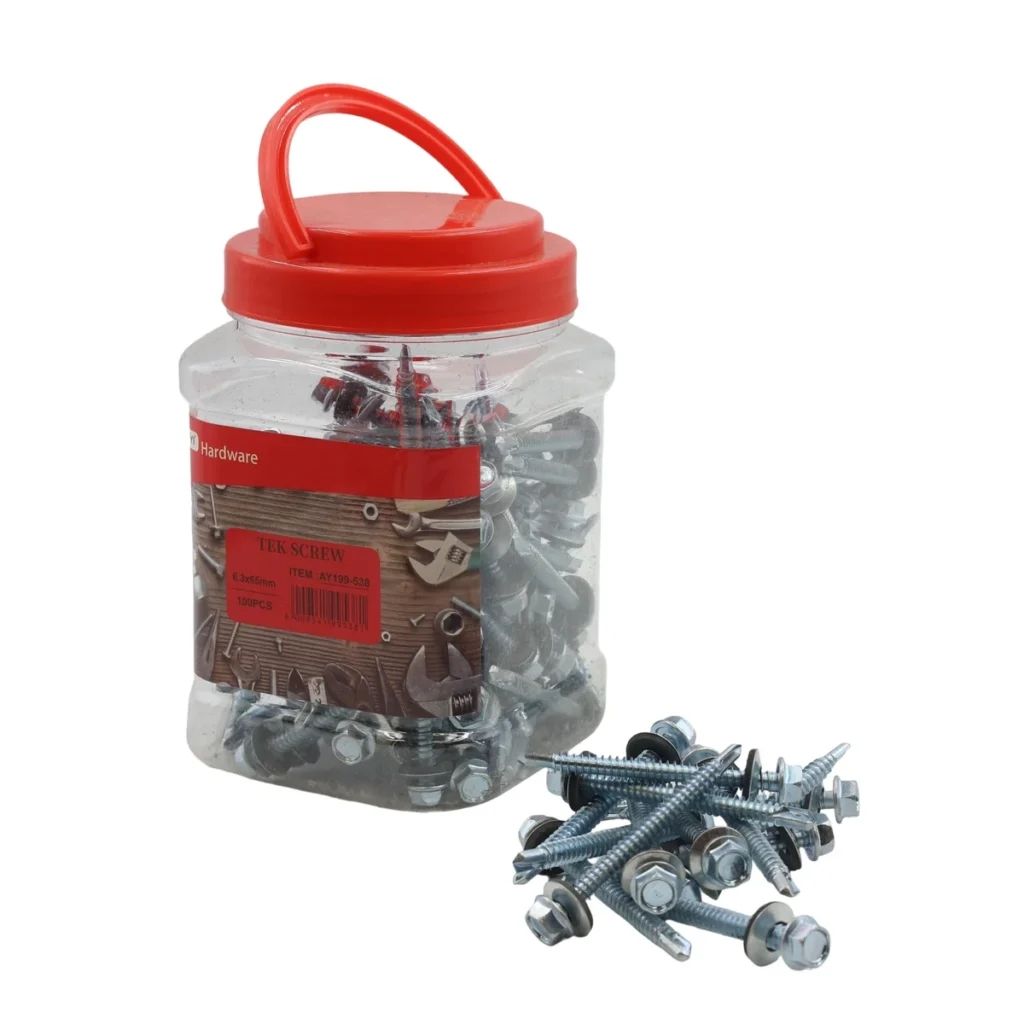 Tek Screw  AIYI Jar Galvanized with washers