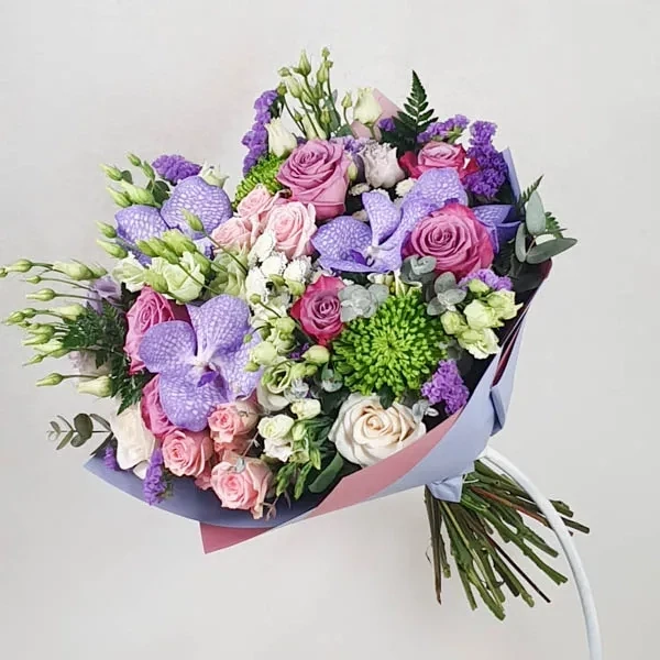 Bouquet with orchid Vanda