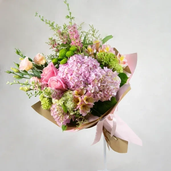 Bouquet with hortensis