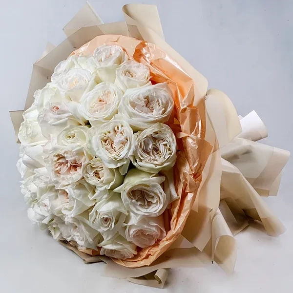 bouquet of 45 fragrant roses