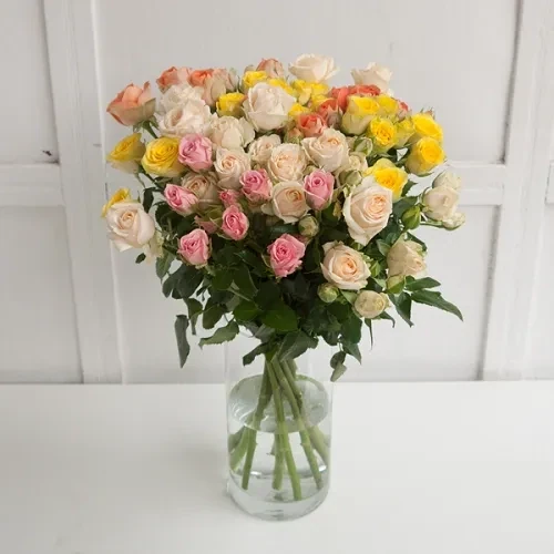 Bouquet of spray roses (from 8 to 301)