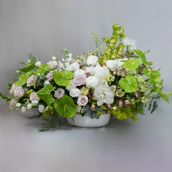 Arrangement in White and Green Tones (Big)