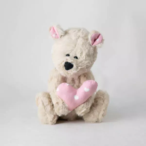 Small handmade teddy (pink)