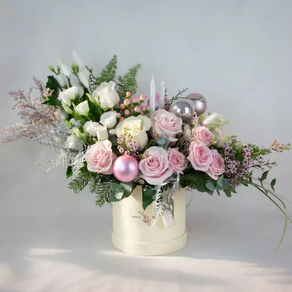 Flower arrangment in pink
