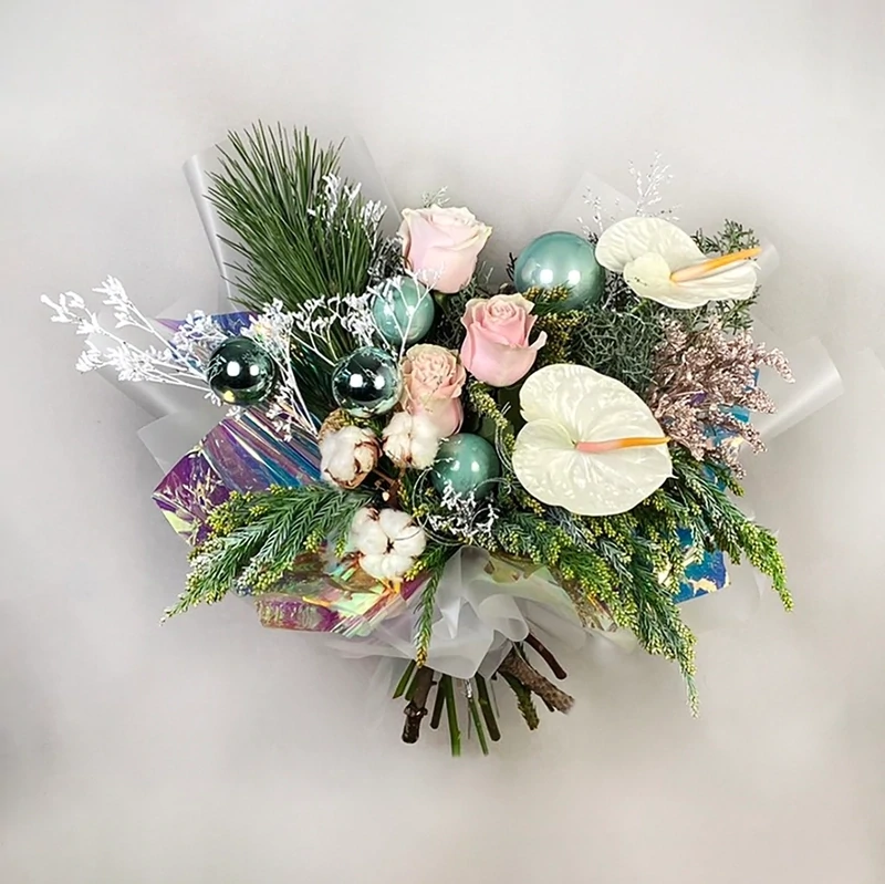 Bright new year&#39;s bouquet