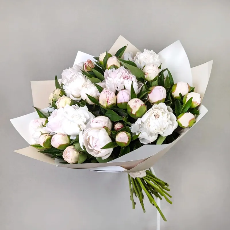 A bouquet of peonies (31 pcs)
