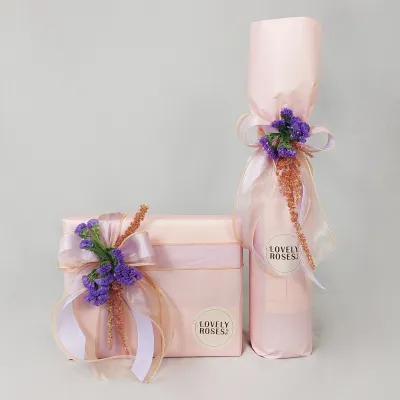 Gift set: ferrero and white wine