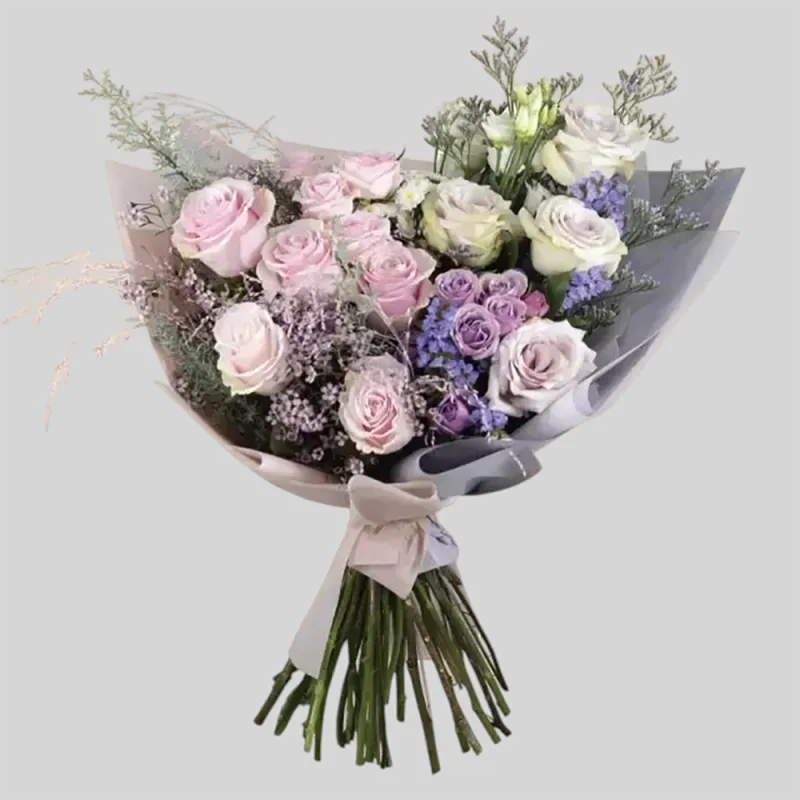 Bouquet in pink and purple
