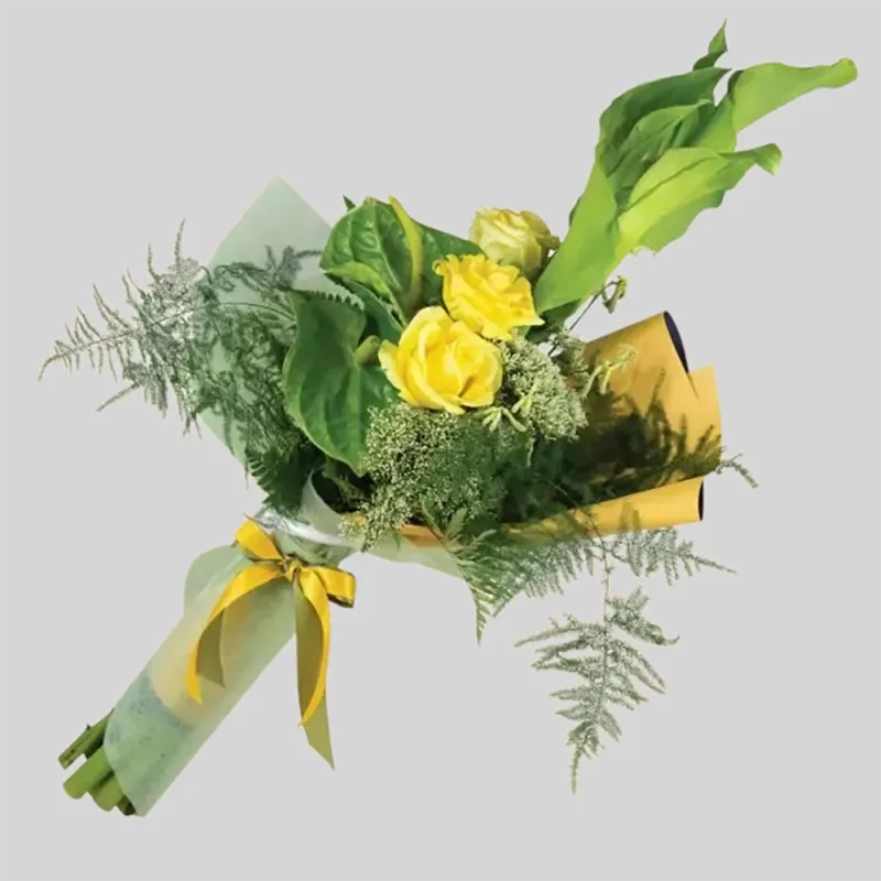 Bouquet with Callas and Roses