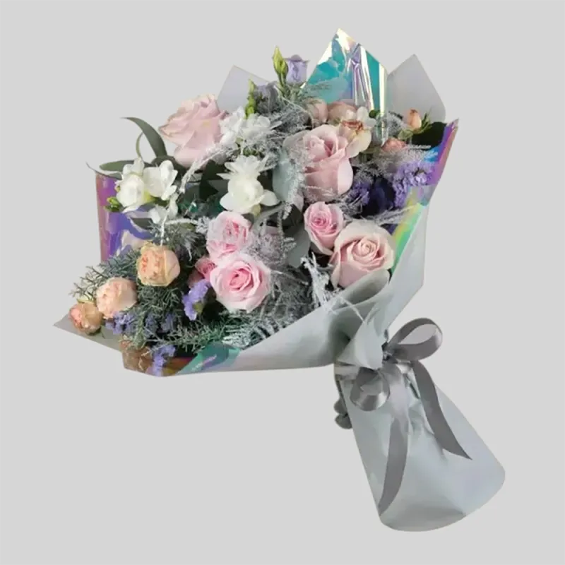 A delicate bouquet in pink