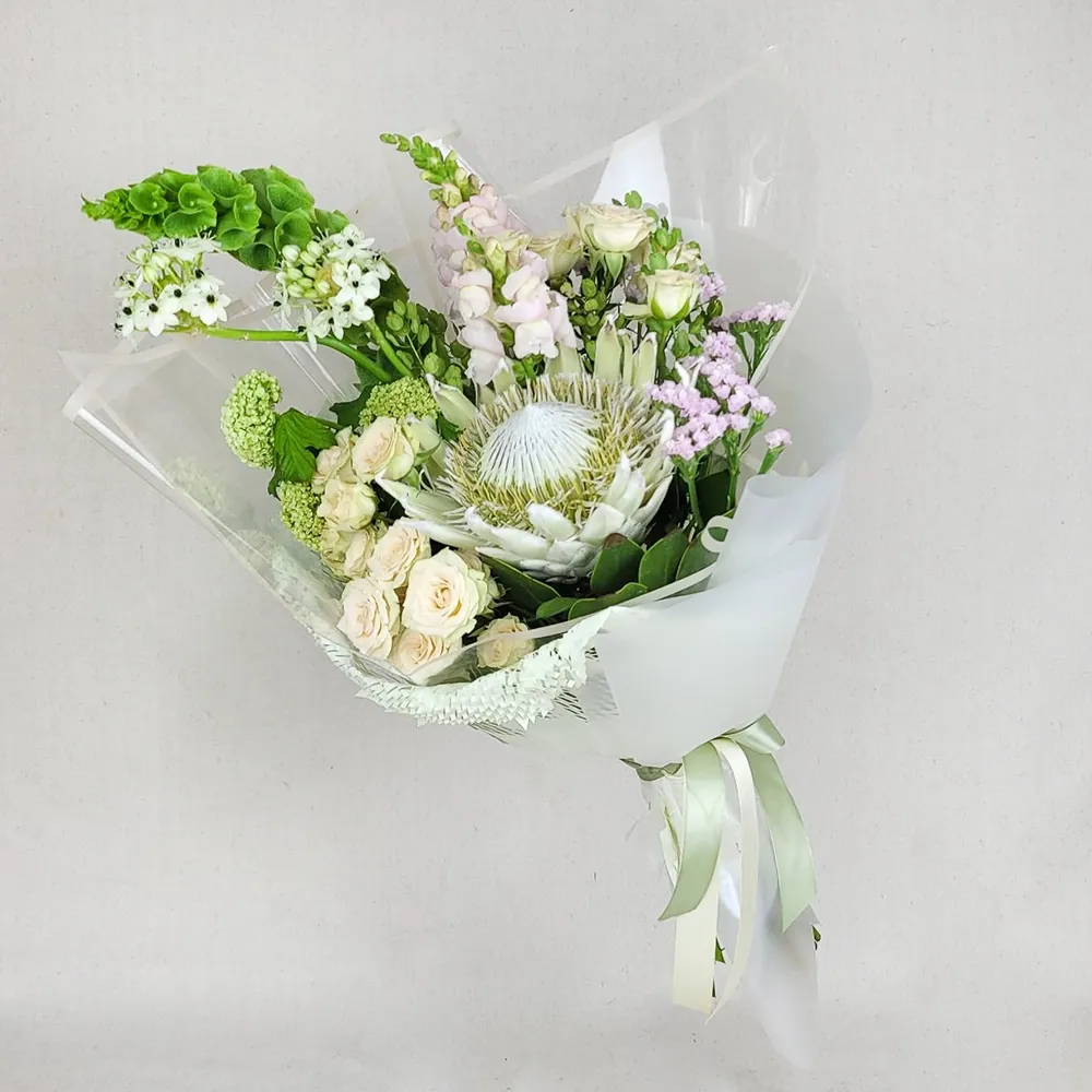 Exotic bouquet with protea