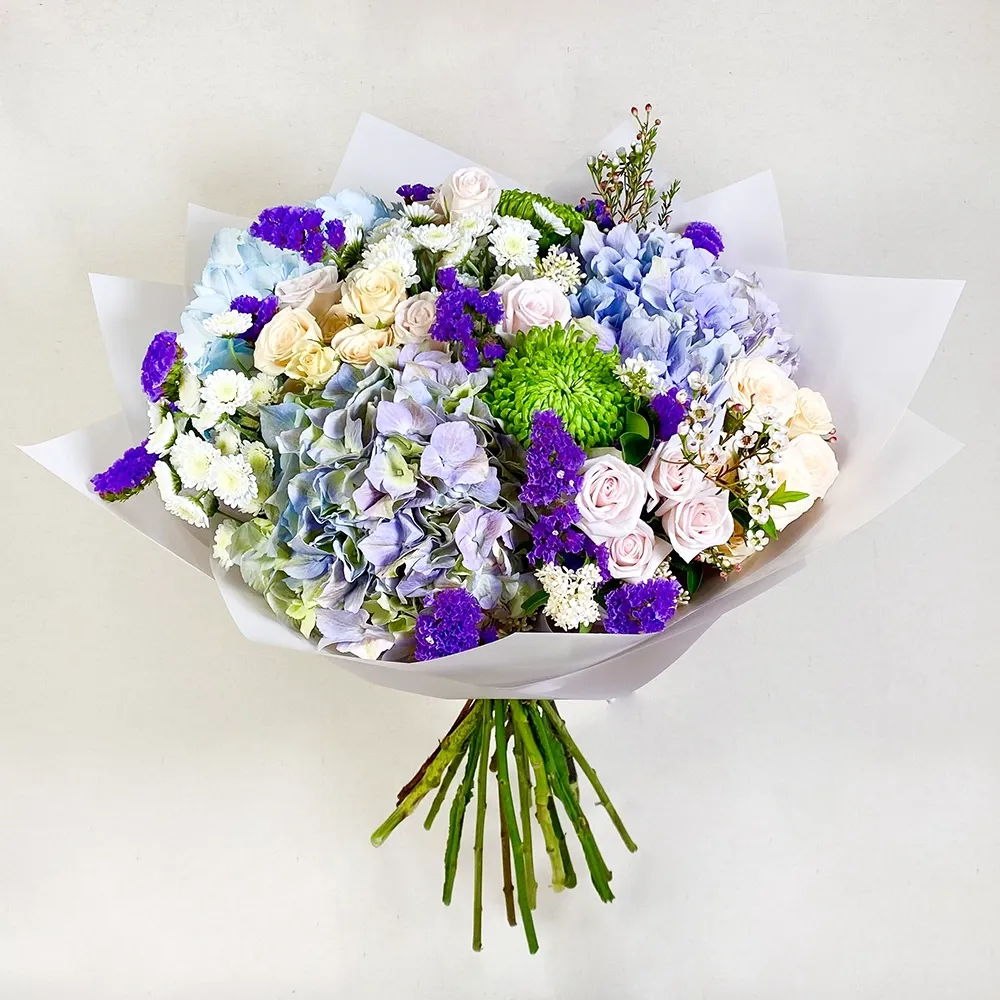 Mixed bouquet with hydrangea