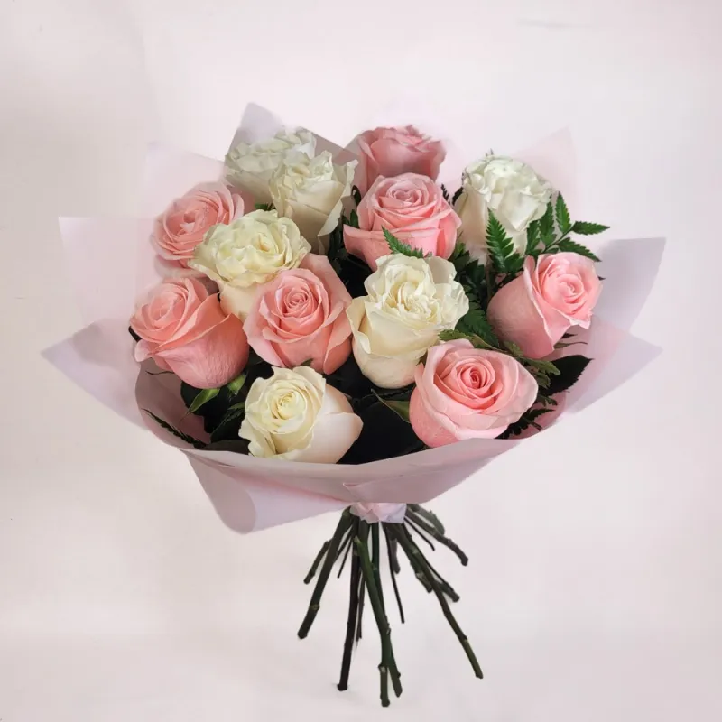 Bouquet in pink and white