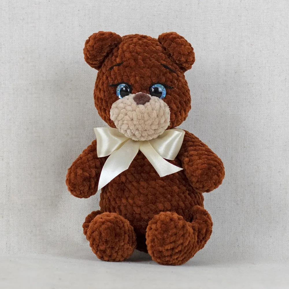 Small Handmade Teddy Bear (Brown)