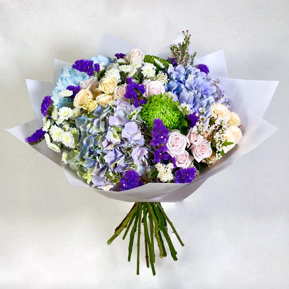 Mixed bouquet with hydrangea