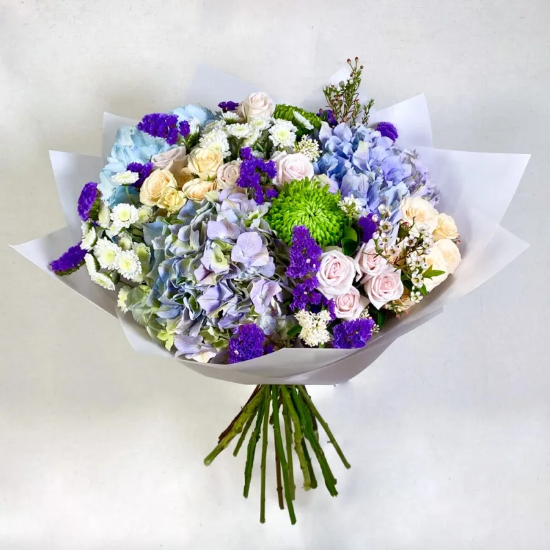 Mixed bouquet with hydrangea