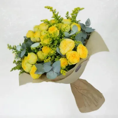 Yellow roses bouquet