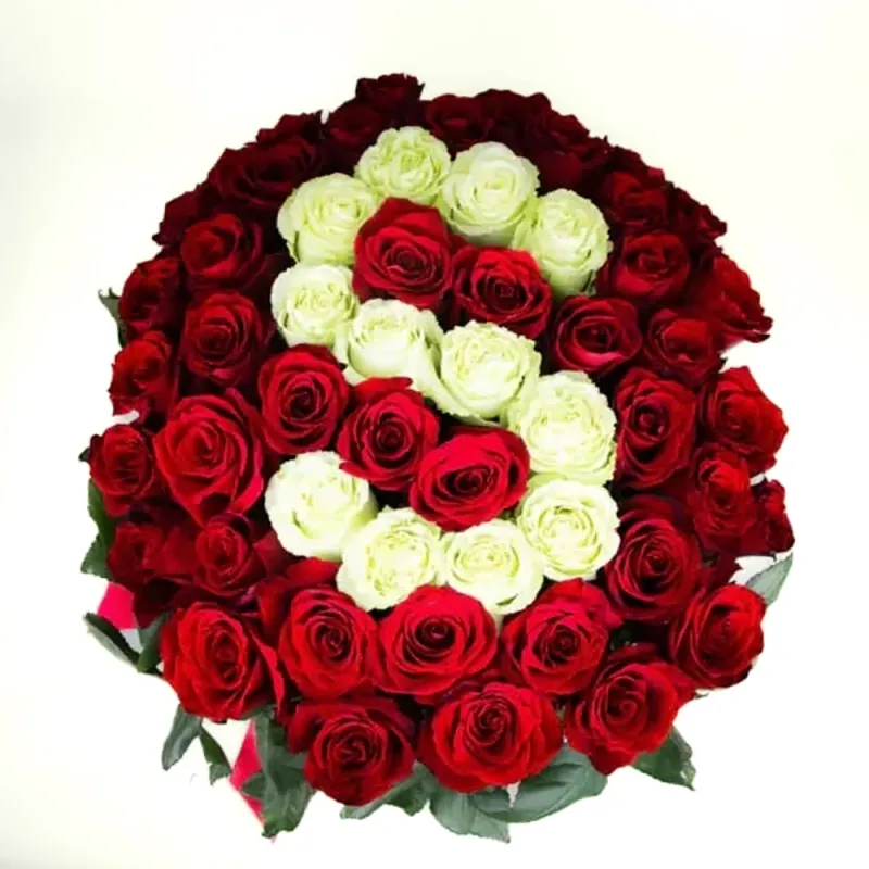 Letter in the box with roses
