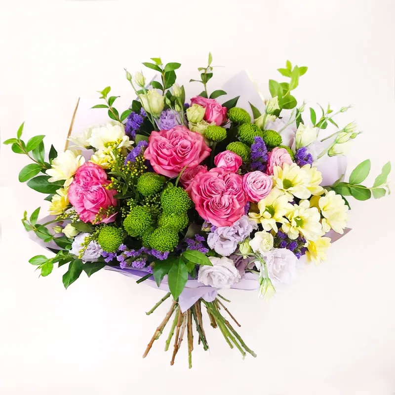 A colorful bouquet of wildflowers
