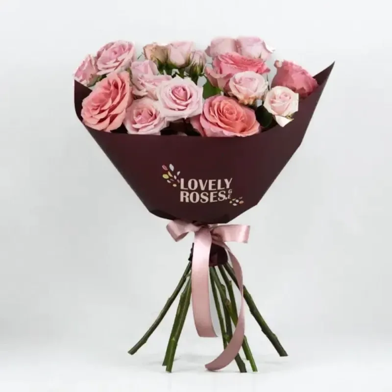 Bouquet with pink roses