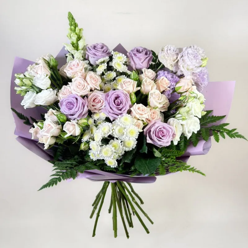 A delicate purple bouquet
