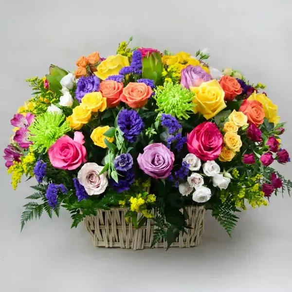 Mix composition in the basket