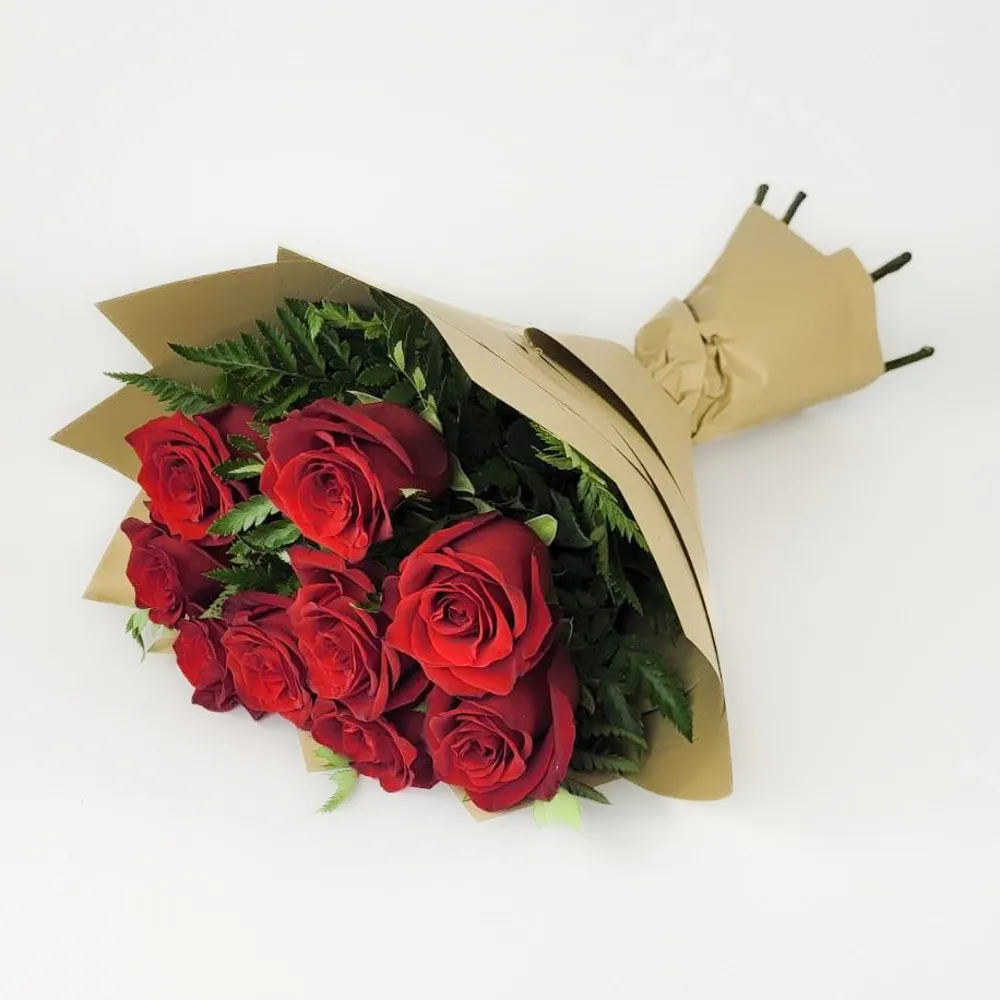 Bouquet with 9 red roses