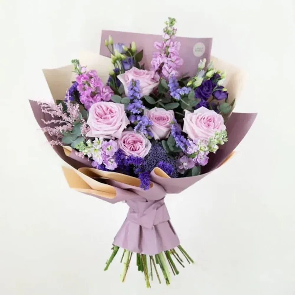 Purple mixed bouquet