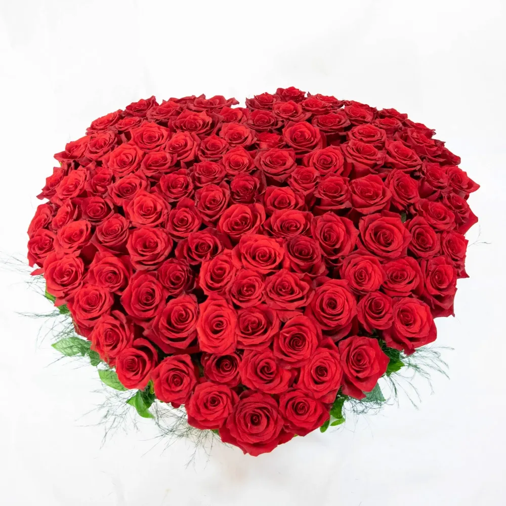 Heart-shaped big composition