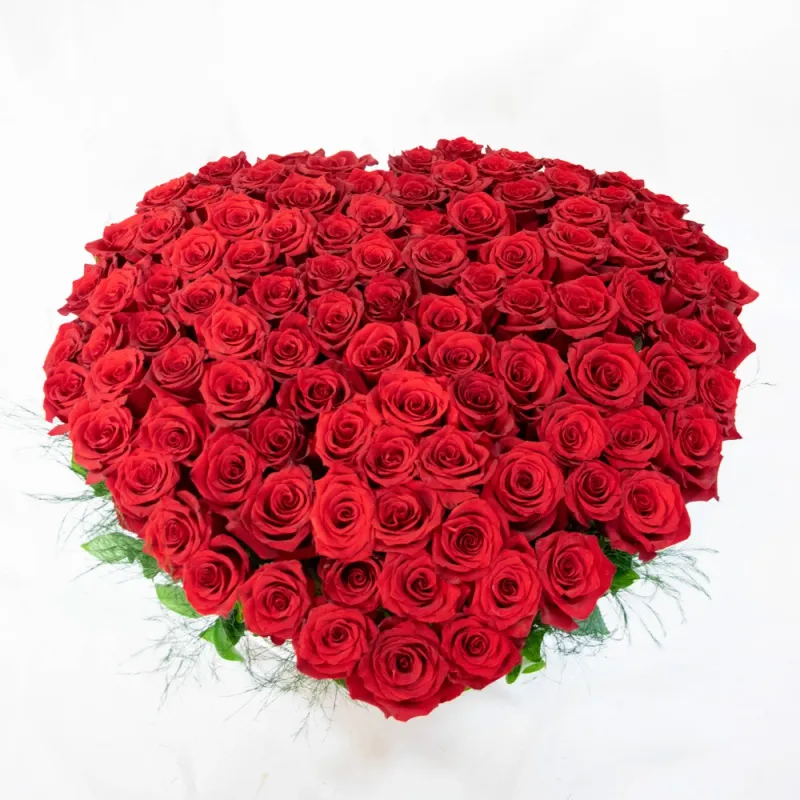 Heart-shaped big composition