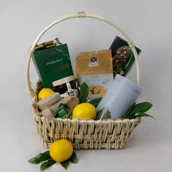 Basket with tea