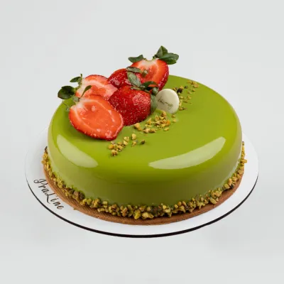 Pistachio Raspberry Cake