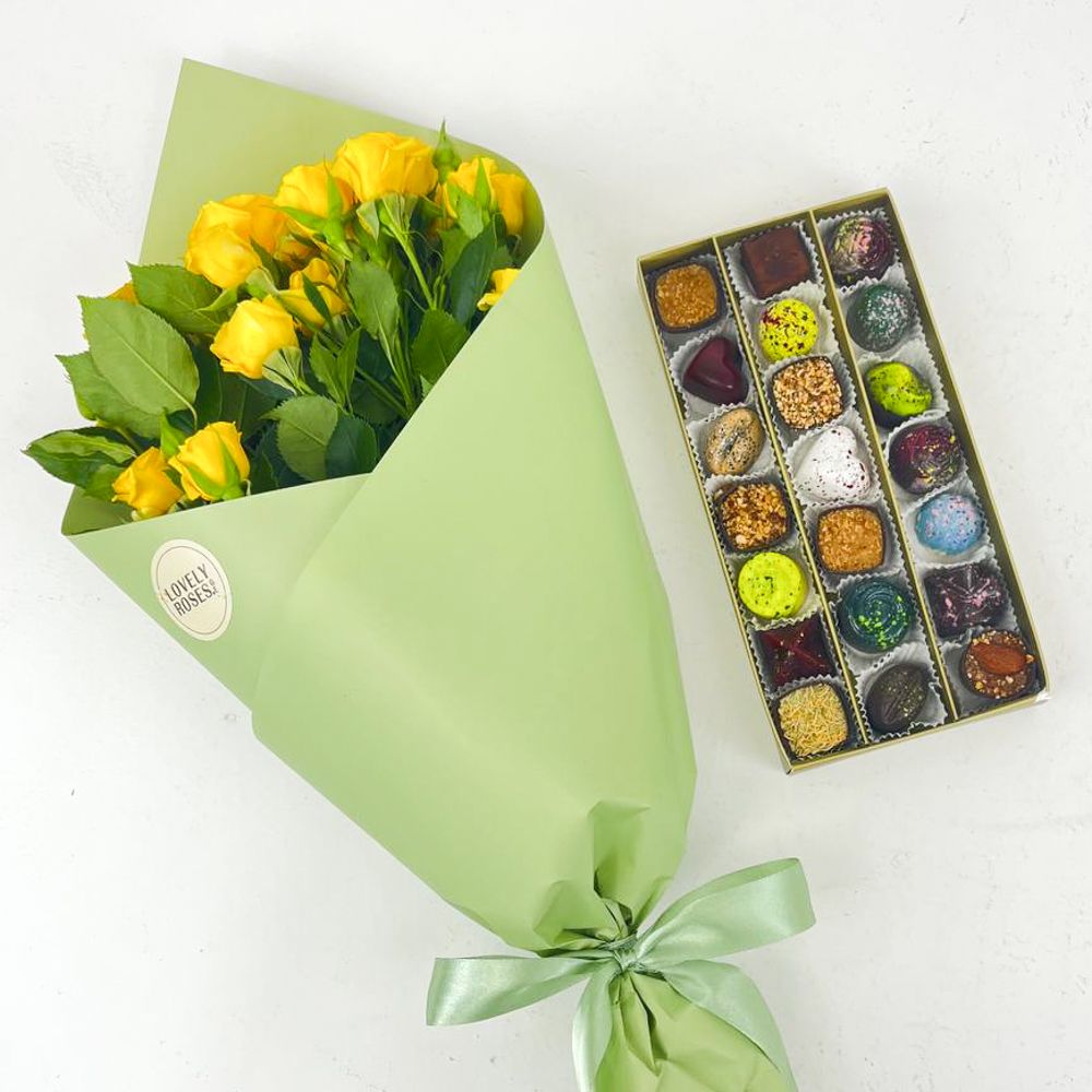 Gift set Amore with Sole and chocolate