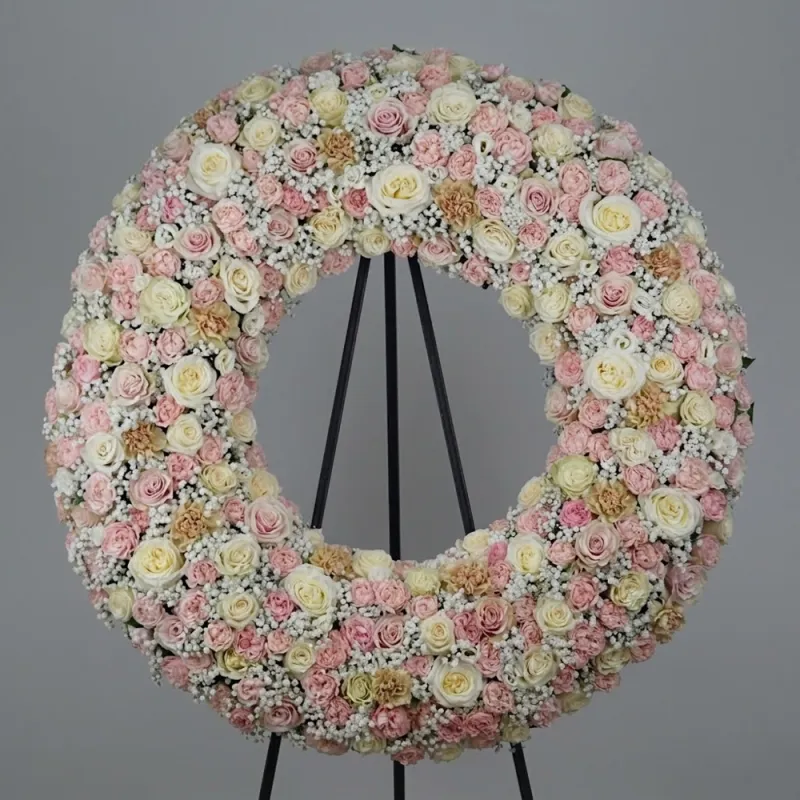Large funeral wreath (90 cm)