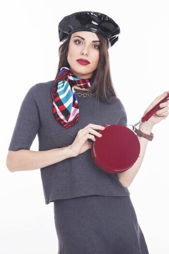 Woman carré bandana square scarf 60x60cm RAINBOW