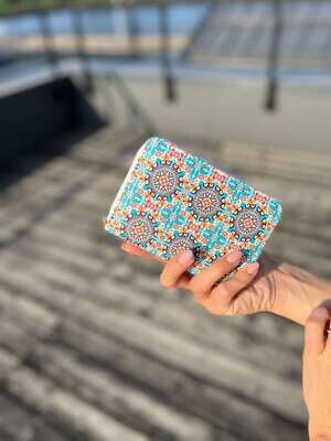 Portugal Azulejos medium wallet with coin and card slots