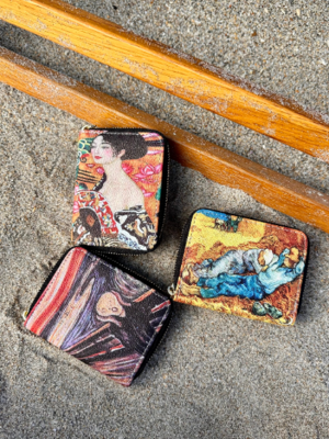 Vincent Van Gogh Noon - Rest from Work small leather wallet