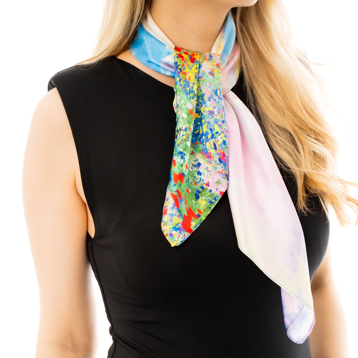 Square scarf Daydream Blooming Field